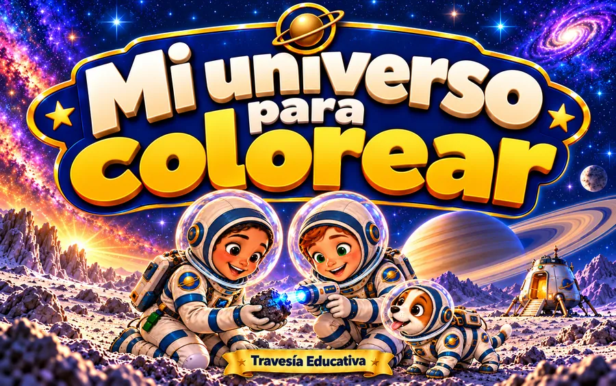 Libro Mi universo para colorear